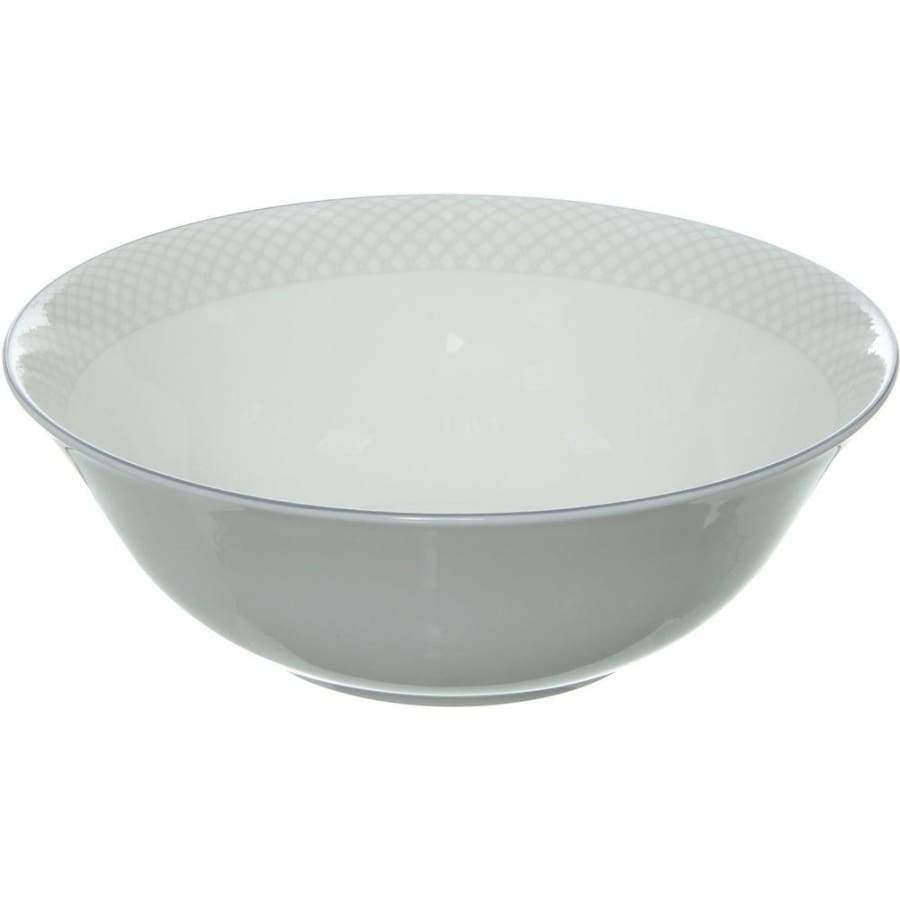 مايلر هانز بون شينا طقم بولة سلطة ٢ قطعة (٢ بولة ٢٤ سم) أبيض - 109SBOWL240 Mailer Hanz Mailer Hanz