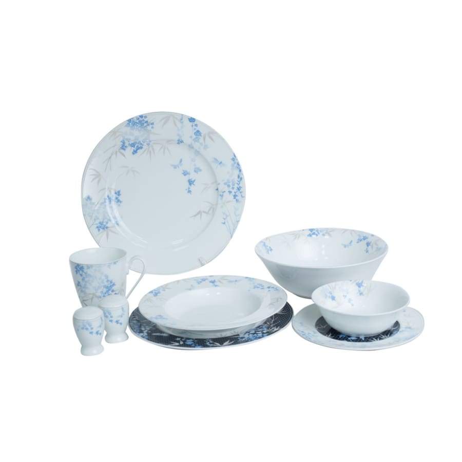 مايلر هانز بون شينا طقم عشاء ٣٤ قطعة أسود/أبيض - 299MH Mailer Hanz1 Mailer Hanz1