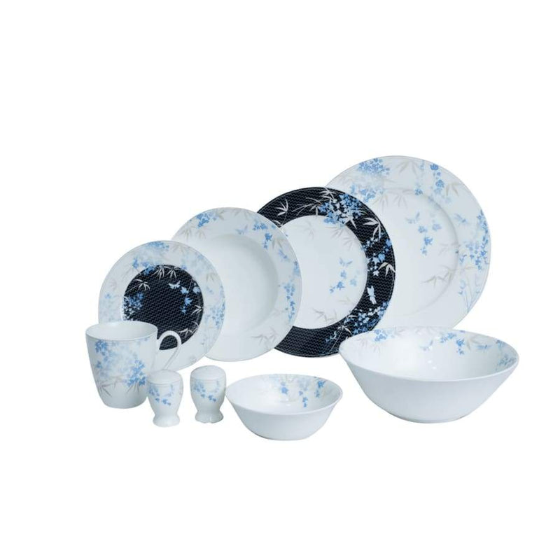 مايلر هانز بون شينا طقم عشاء ٣٤ قطعة أسود/أبيض - 299MH Mailer Hanz1 Mailer Hanz1