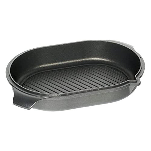 أيه-أم-تى حلة كاست ألومنيوم بغطاء طاجن ٢ قطعة (٣٢ * ٢٢ سم) أسود - 3222/63222