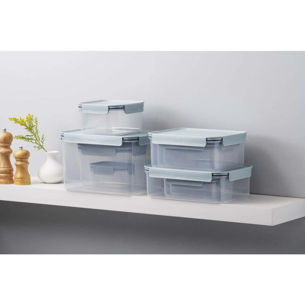 لوك اند لوك كلاسيك بلس علبة مربع (860 مل ) بلاستيك ازرق  - HPL451M