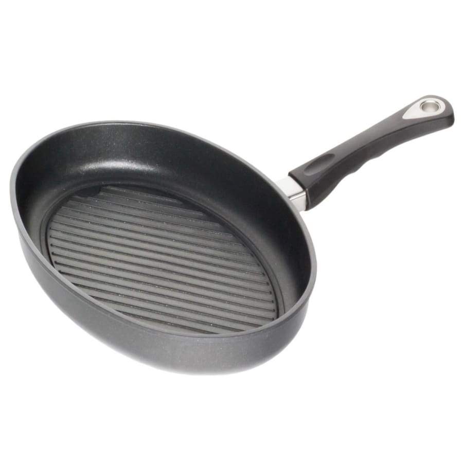 أيه-أم-تى جريل سمك بيضاوى كاست ألومنيوم (٣٥*٢٤ سم) أسود - 3524-G AMT AMT