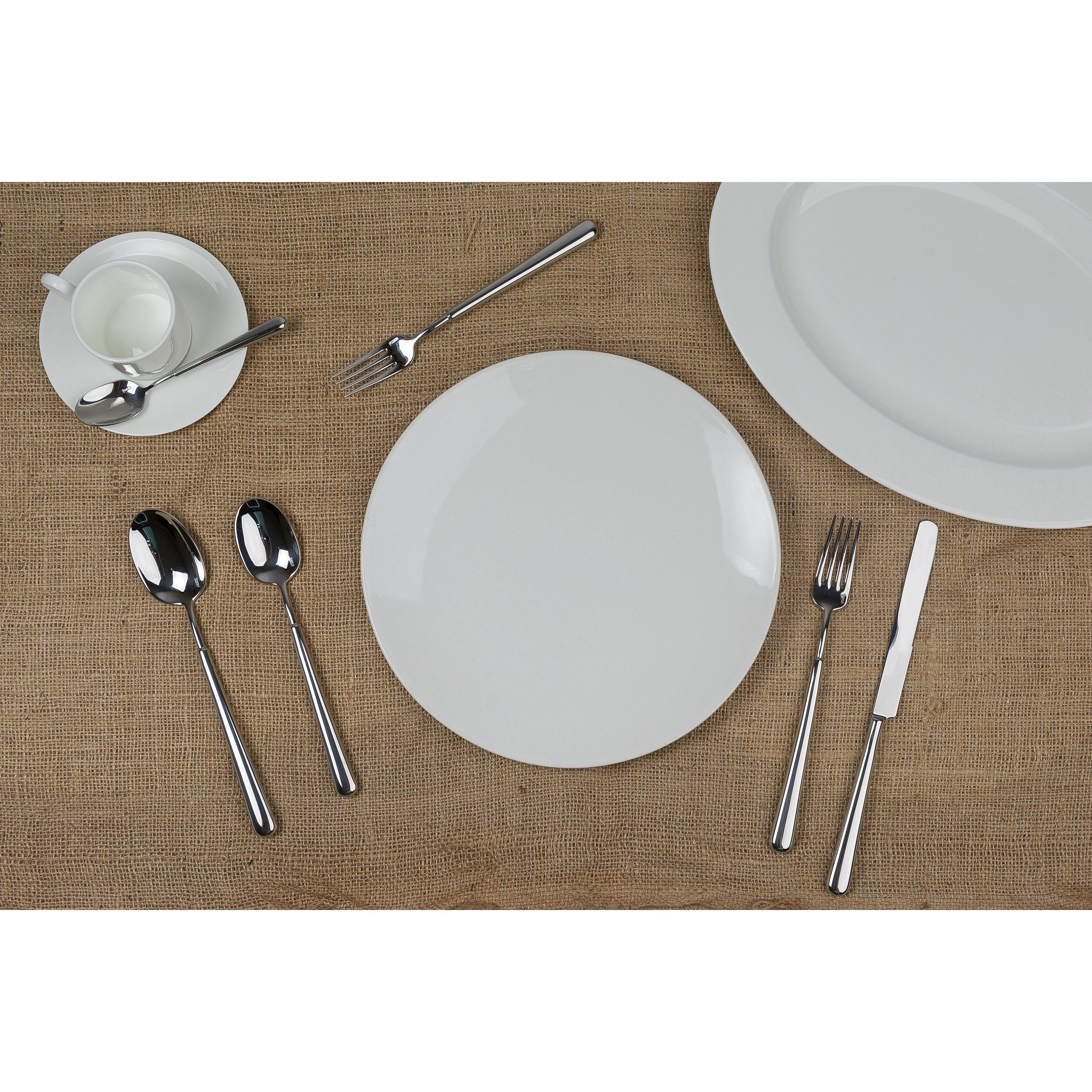 بليو أونكس طقم شوك وملاعق 75 قطعة استانلس استيل 18/10 فضي - 5604413022311