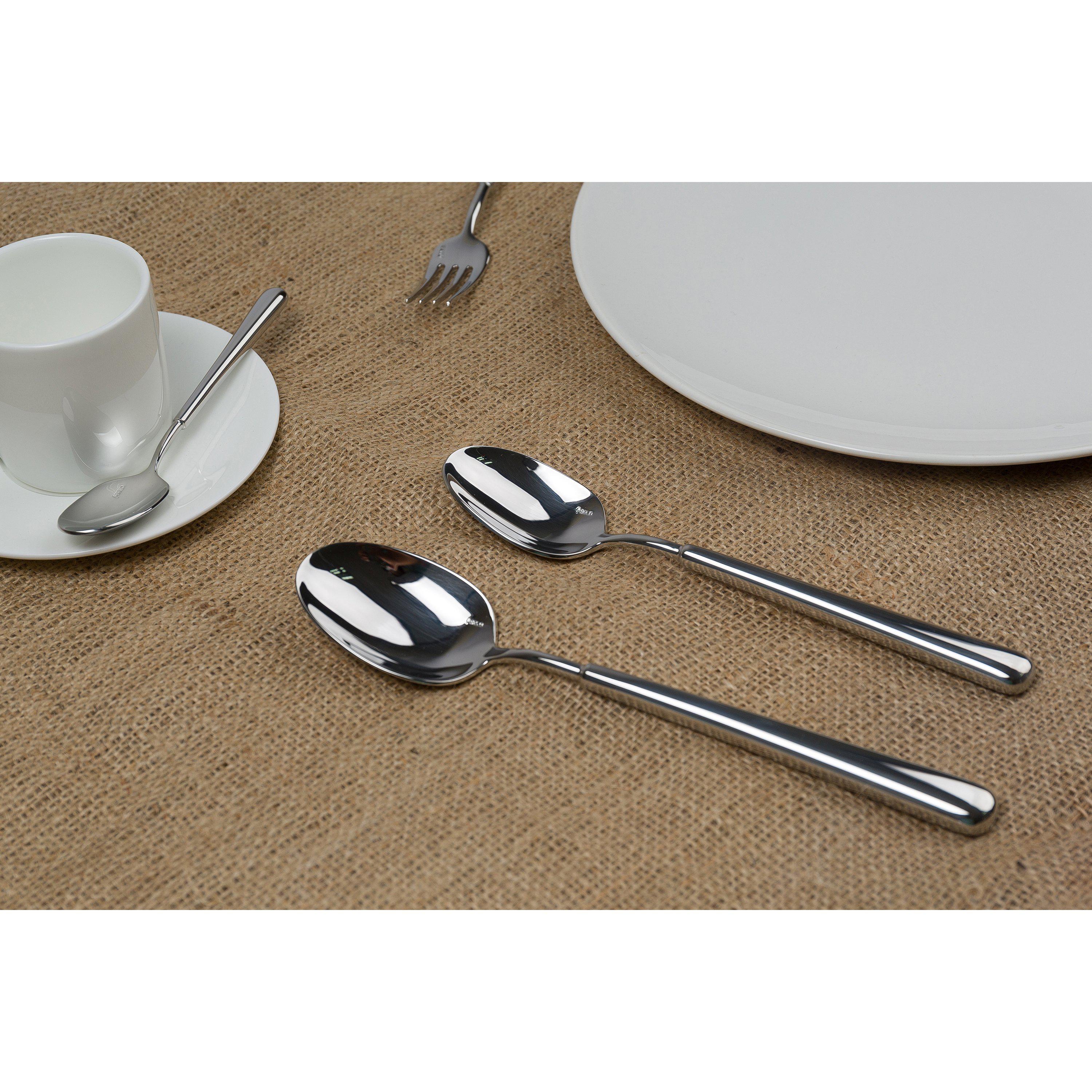 بليو أونكس طقم شوك وملاعق 75 قطعة استانلس استيل 18/10 فضي - 5604413022311