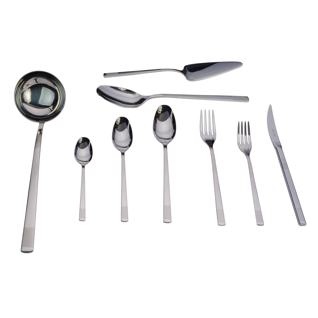بليو أونكس طقم شوك وملاعق 75 قطعة استانلس استيل 18/10 فضي - 5604413029006