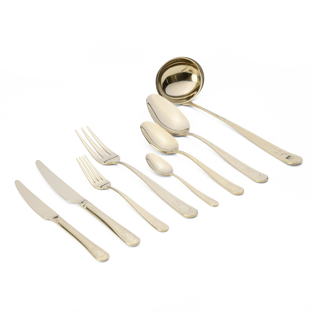 هيردمار جويل طقم شوك ومعالق 75 قطعة استانلس ستيل 18/10 شامبين - 44725860