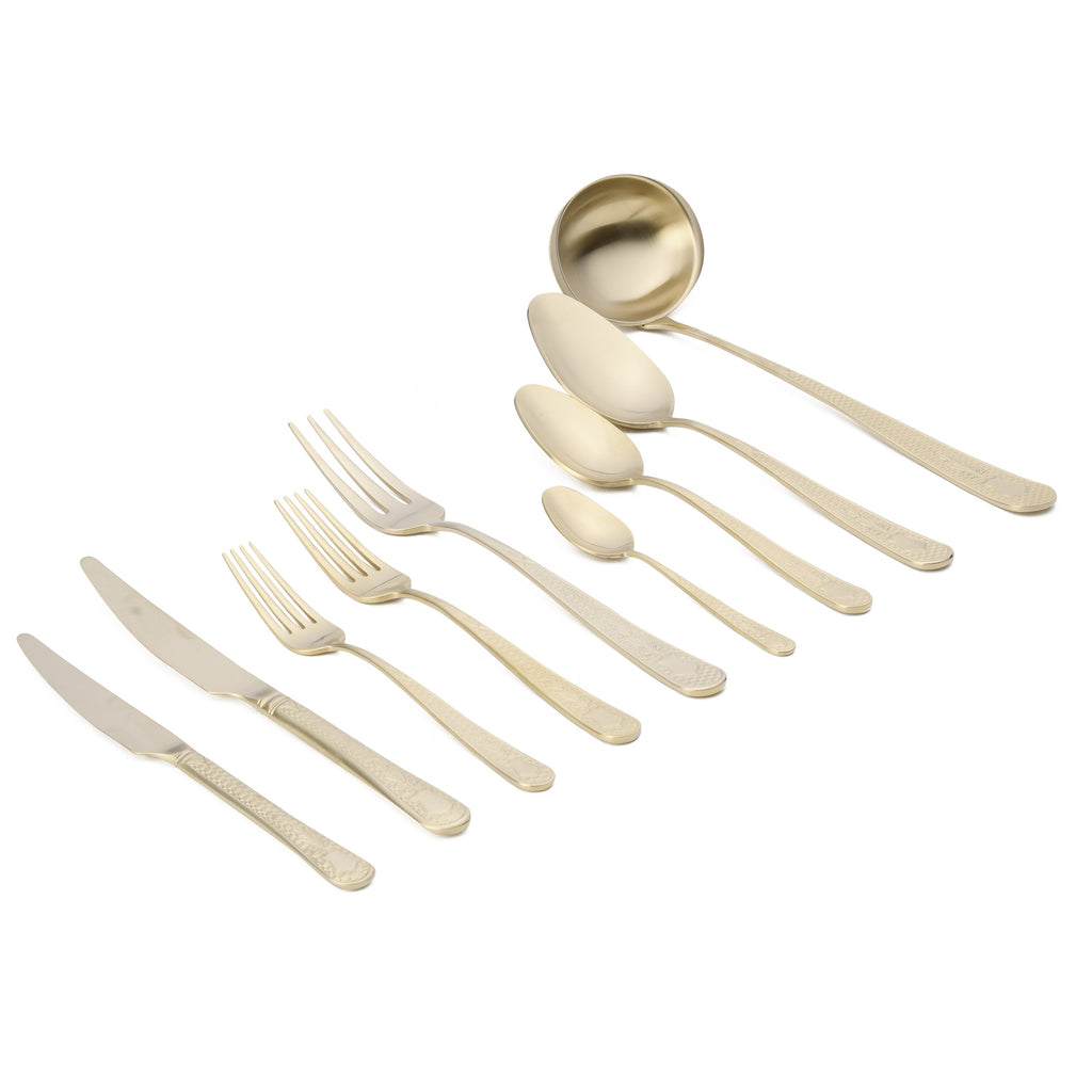 هيردمار جويل طقم شوك ومعالق 75 قطعة استانلس ستيل 18/10 شامبين ماط - 44768591