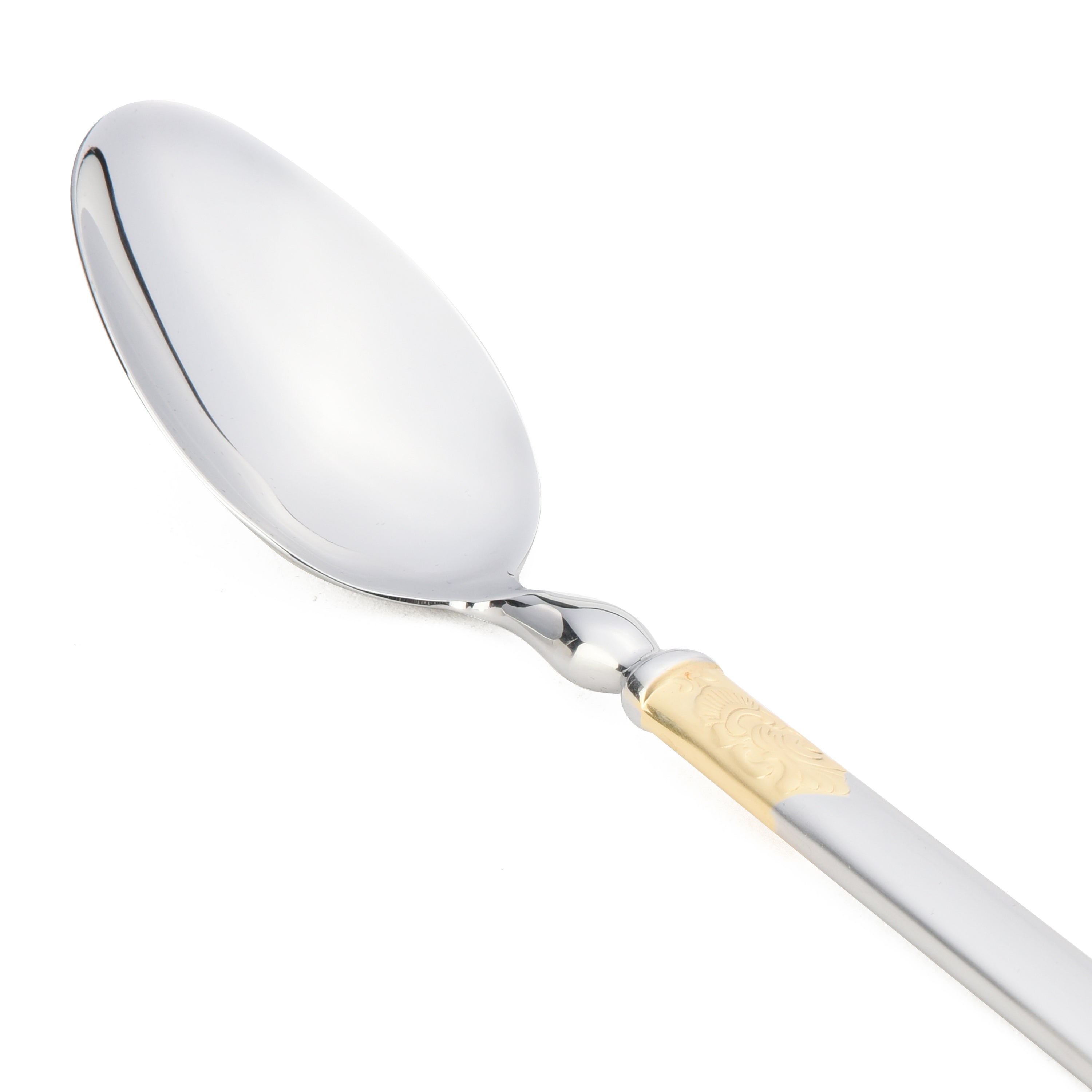 هيردمار طقم شوك ومعالق 75 قطعة استانلس ستيل 18/10 ذهبي و فضي ماط  - 44906047