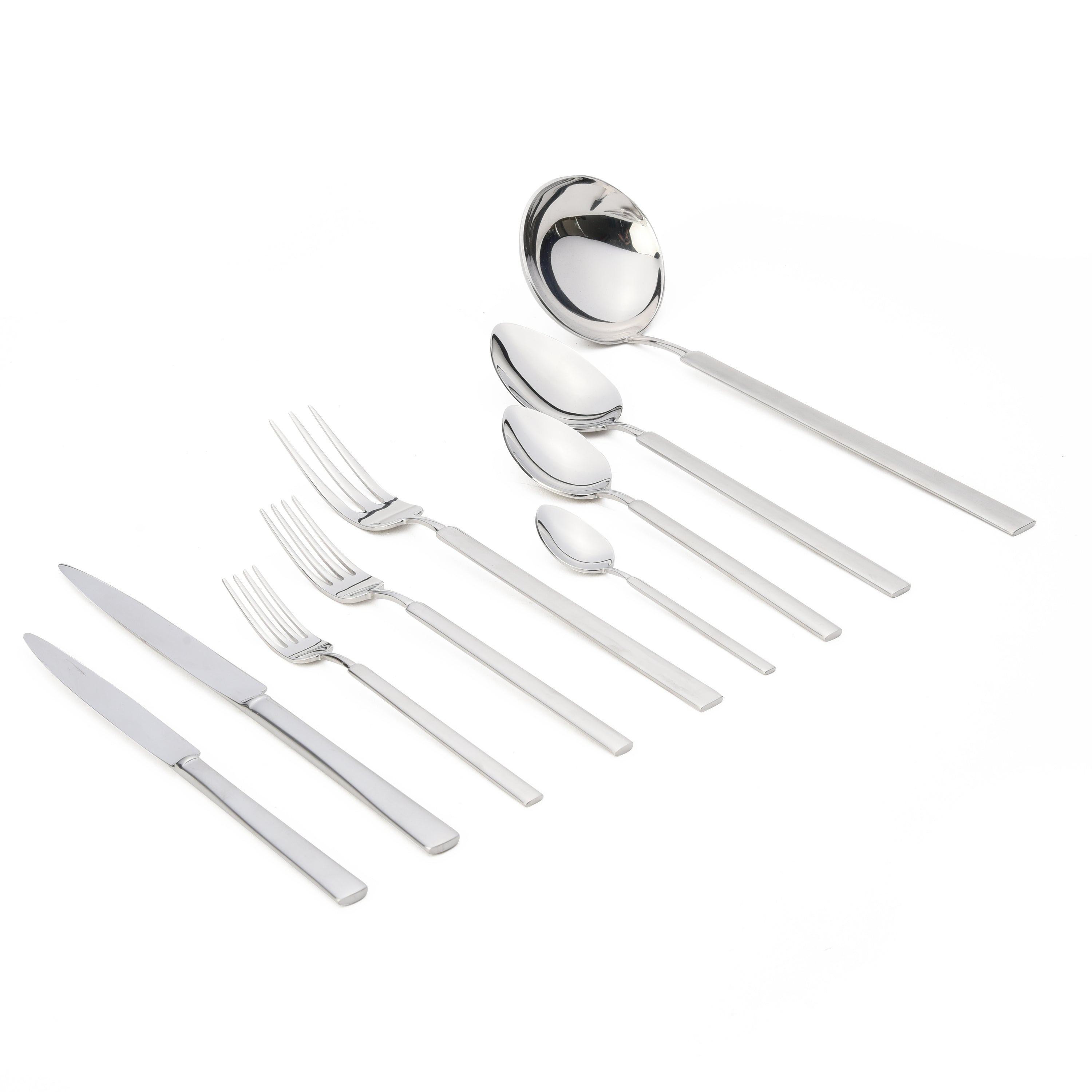 هيردمار فينتيتج طقم شوك ومعالق 75 قطعة استانلس ستيل 18/10 فضي ماط - 44937249