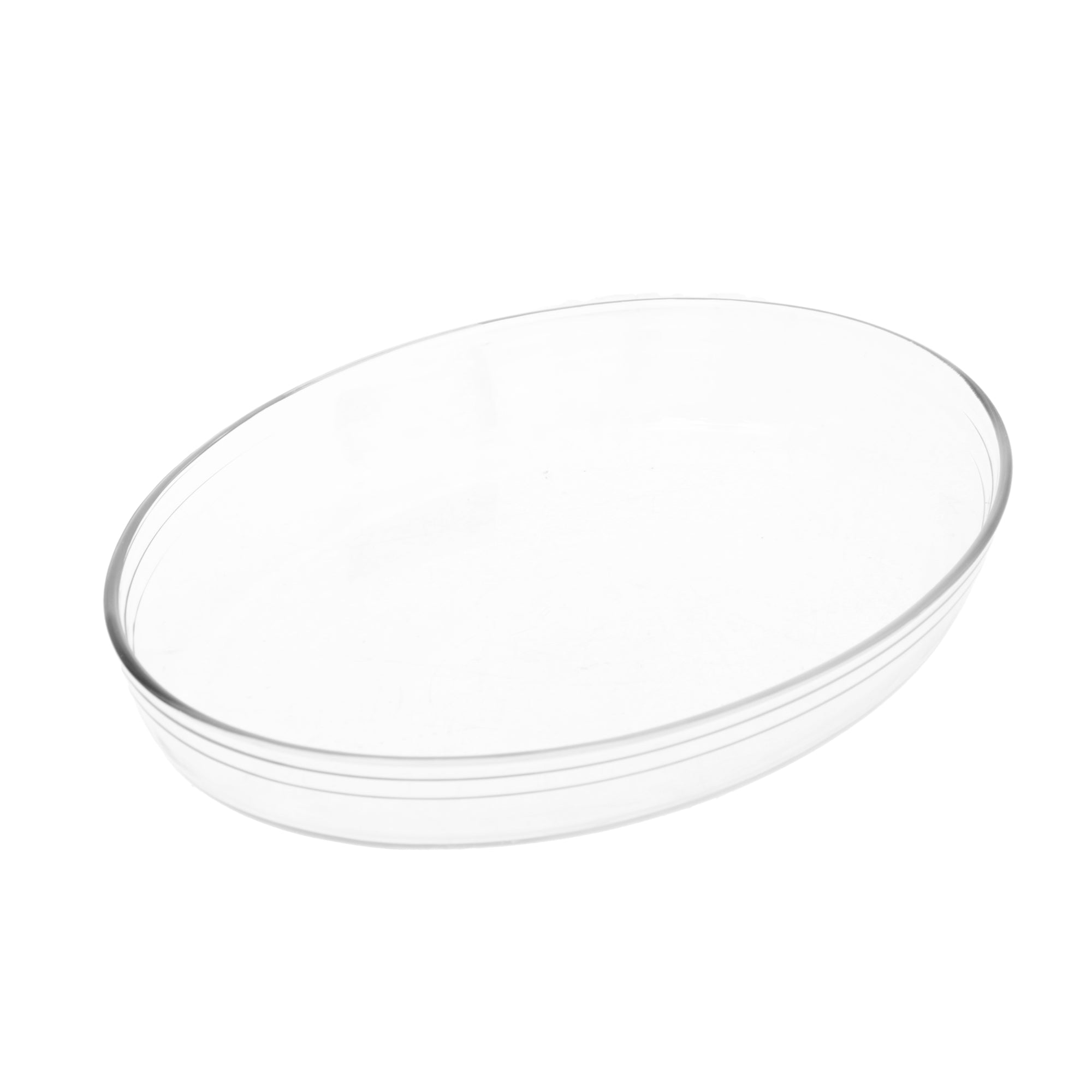 رويال ألفريدو طبق تقديم بيضاوى ( غطاء + طاجن زجاجي)  ستناليس ستيل فضى * فامية - 918BL