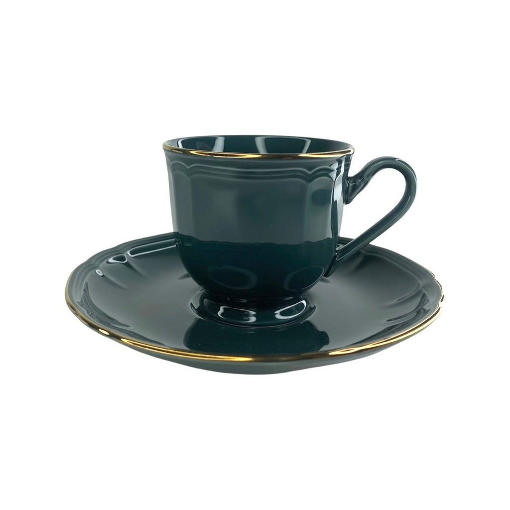 نوريتاكي طقم عشاء بورسلين 40 قطعة ازرق مذهب - 1730E