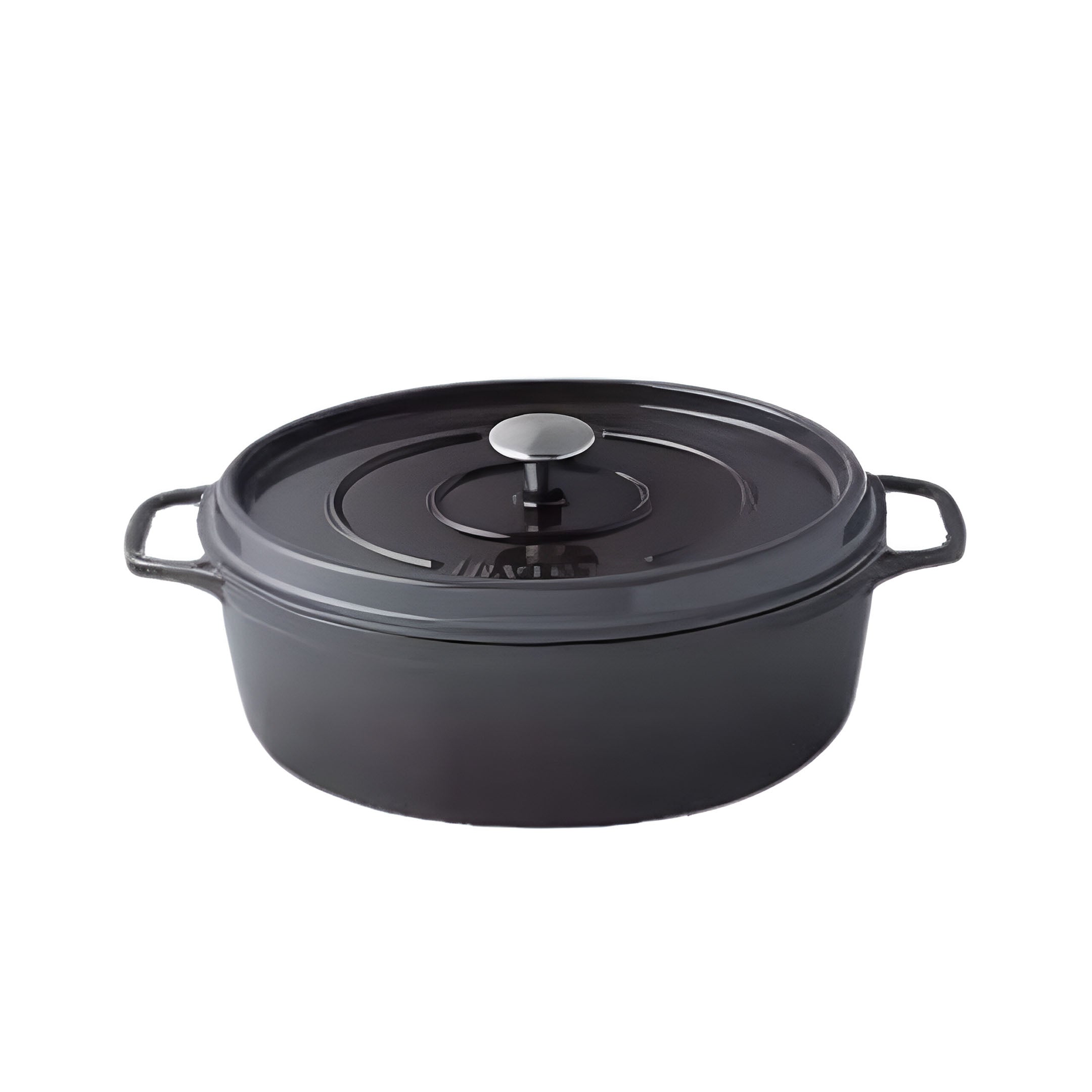 اينفكتا حلة بيضاوى حديد زهر (27 سم) سم اسود-403277PUV