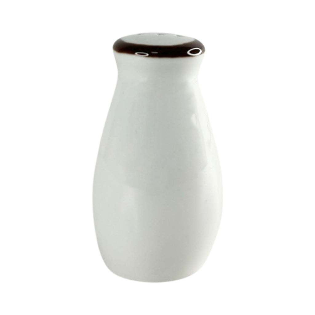 رويال ألفريدو طقم عشاء بورسلين 36 قطعة أبيض بخط بني - ORGANIC SHINY