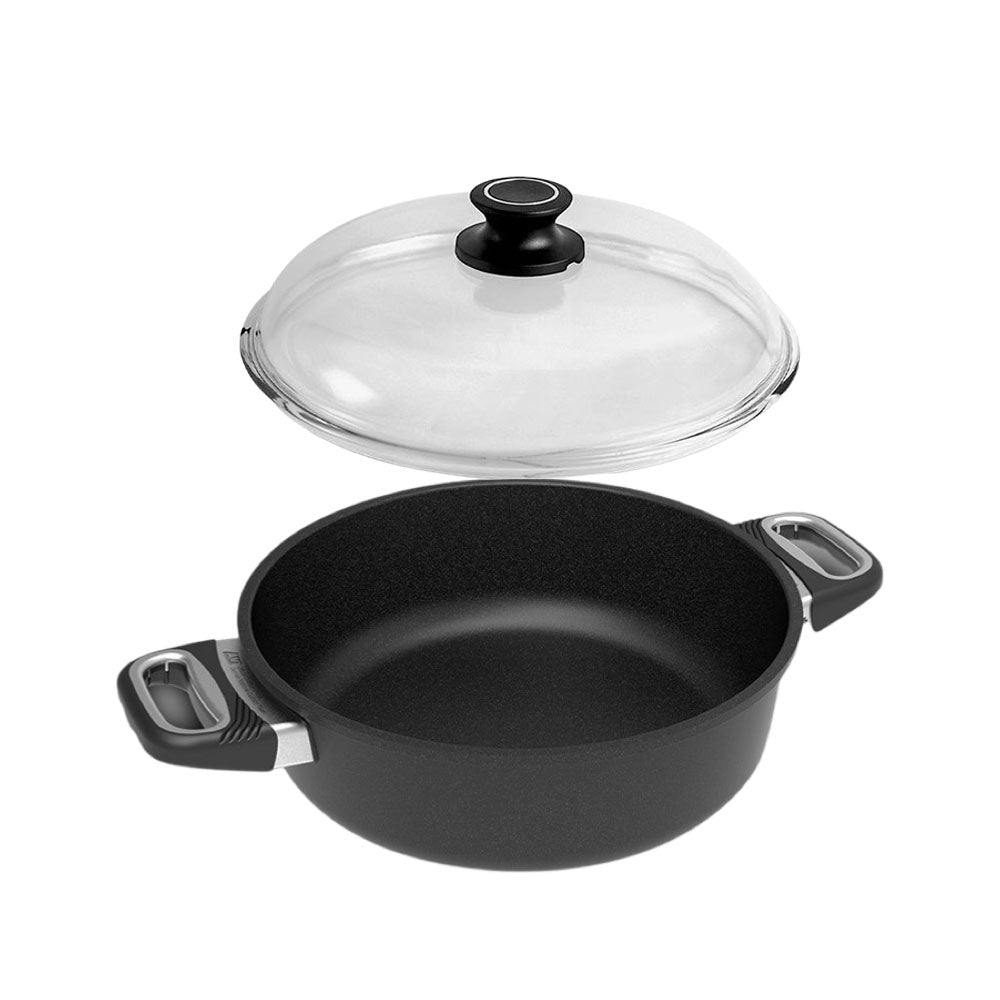 أيه-أم-تى حلة طبخ كاست ألومنيوم 32 سم أسود - 832E