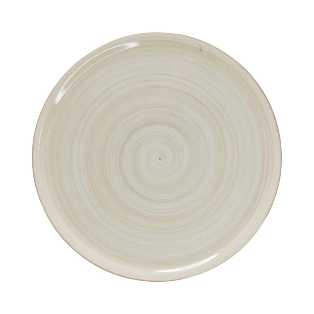 رويال ألفريدو طبق بيتزا دائري ( 24 سم) سيراميك بيج-PIZZA-VI