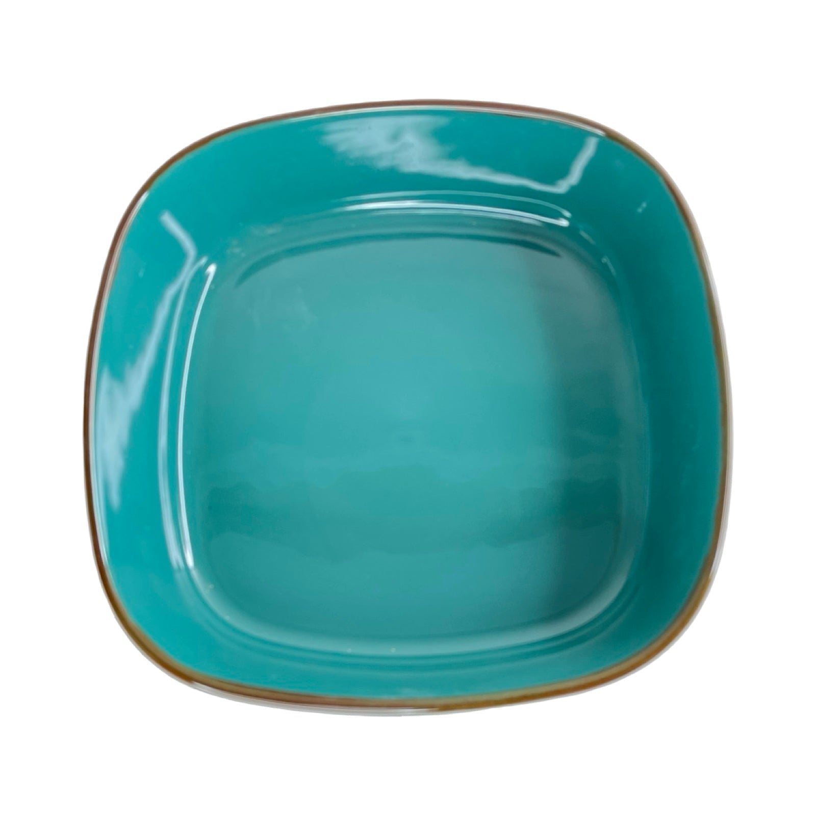 رويال ألفريدو طاجن فرن مربع ( 28.5 سم) بورسلين ازرق غامق * زيتى غامق - JADE* DARK OILY