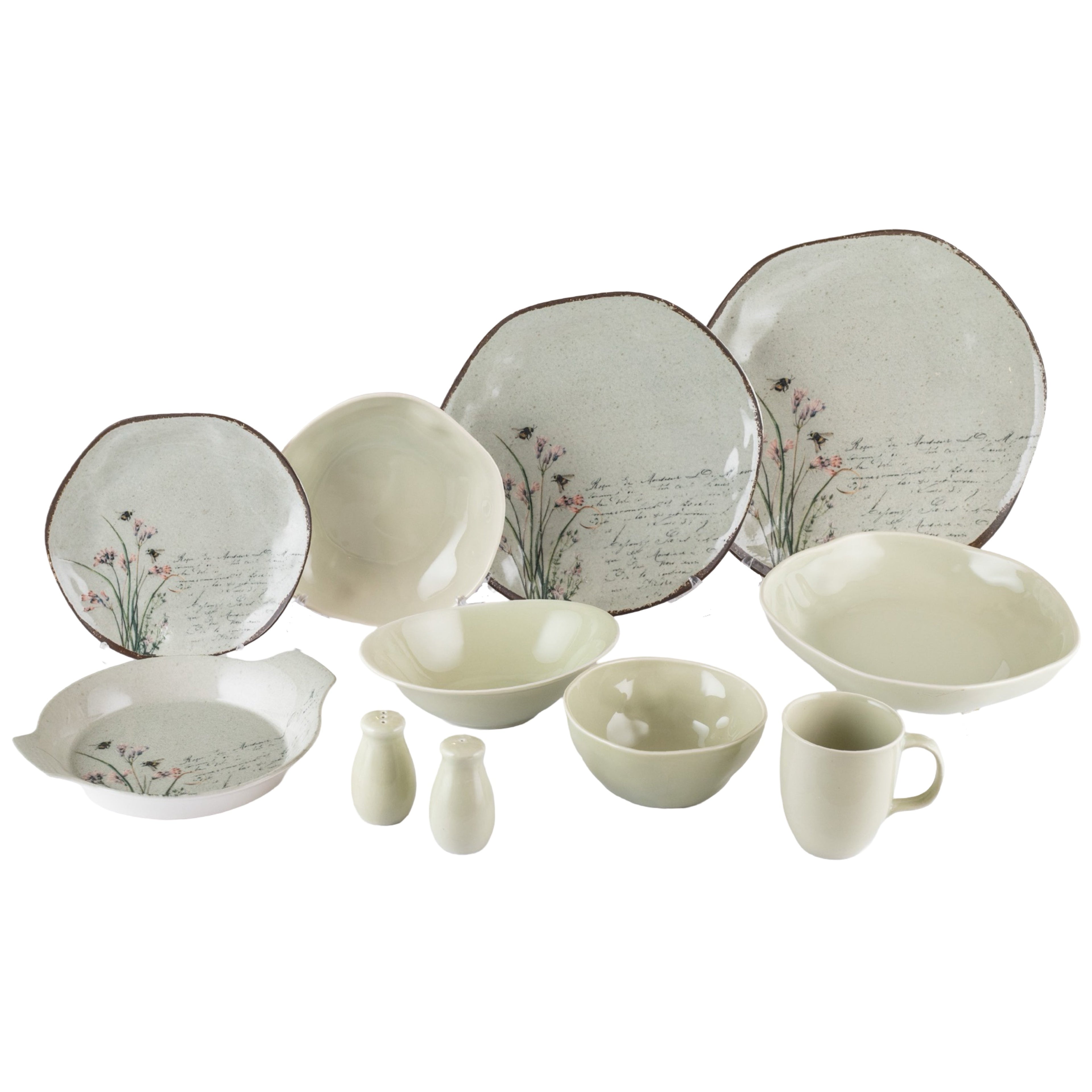 رويال ألفريدو طقم عشاء بورسلين 36 قطعة ديجيتال  ابيض -  OR-05