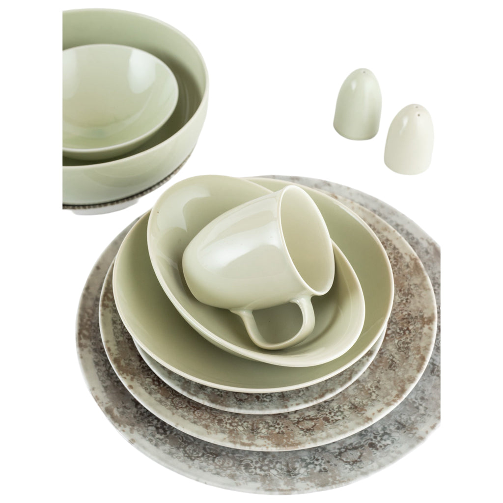 رويال ألفريدو طقم عشاء بورسلين 36 قطعة ديجيتال ابيض - CP -06