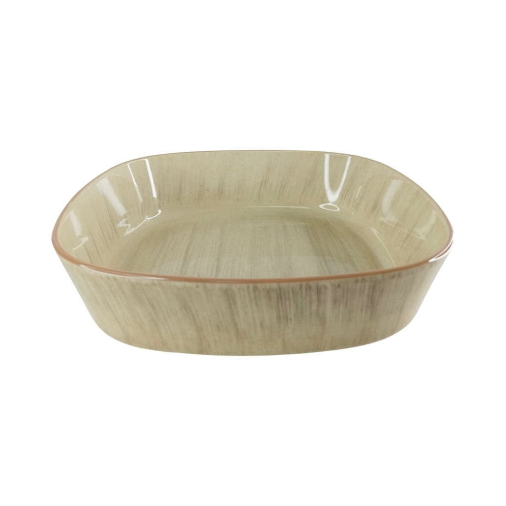 رويال ألفريدو طاجن فرن مربع ( 28.5 سم) سيراميك بيج - SQR-IV