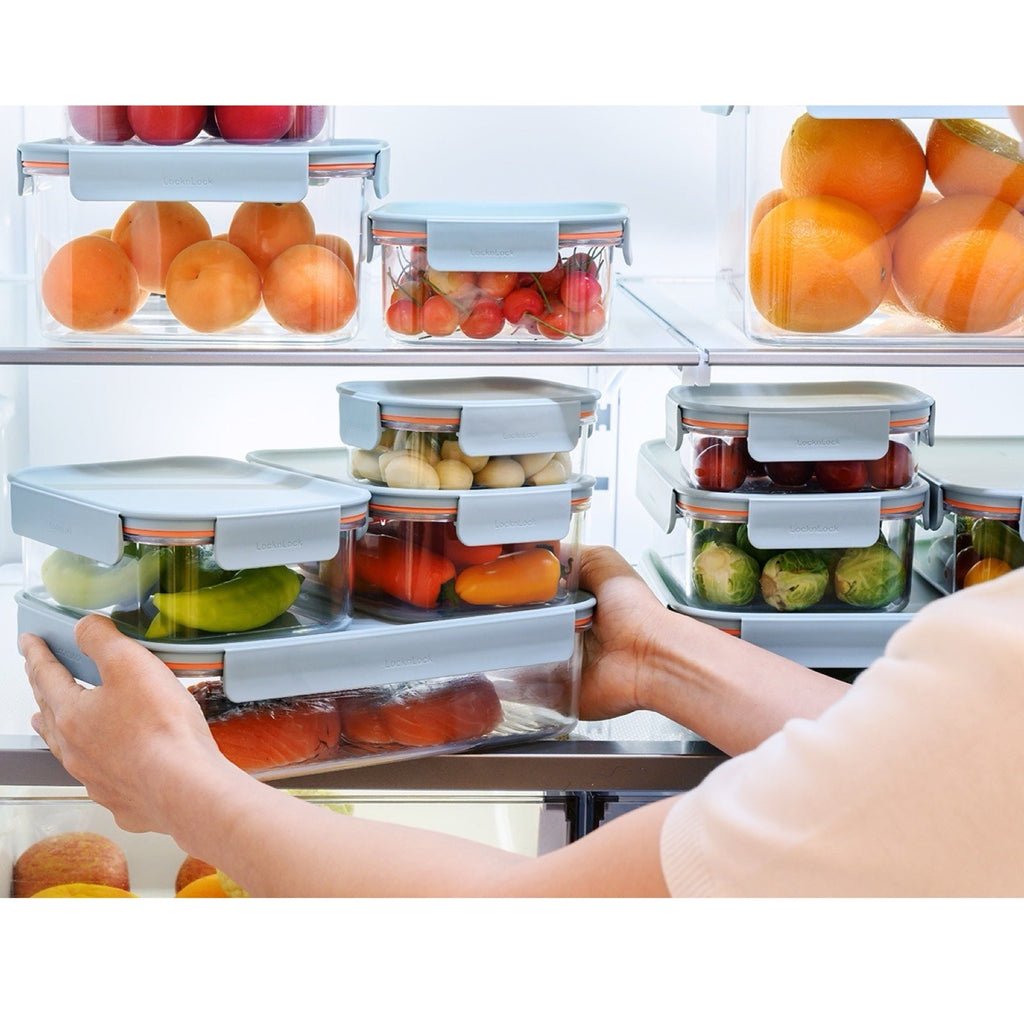 لوك اند لوك علبة مستطيل (910 مل) بلاستيك مينت - LBF404RM