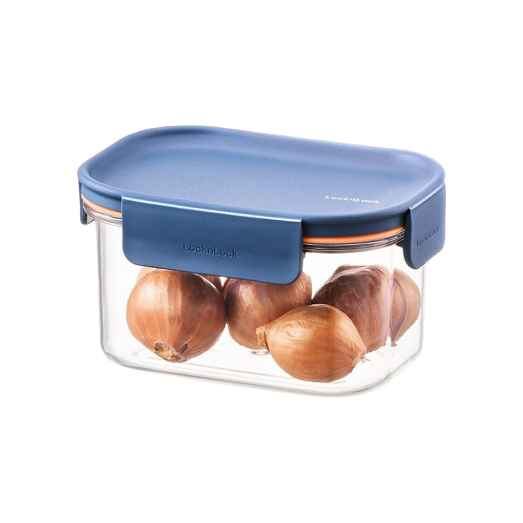 لوك اند لوك علبة مستطيل (450 مل) بلاستيك ازرق - LBF402RN