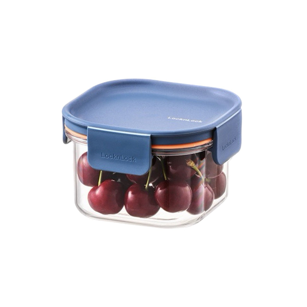 لوك اند لوك علبة مربع (260 مل) بلاستيك ازرق - LBF450RN