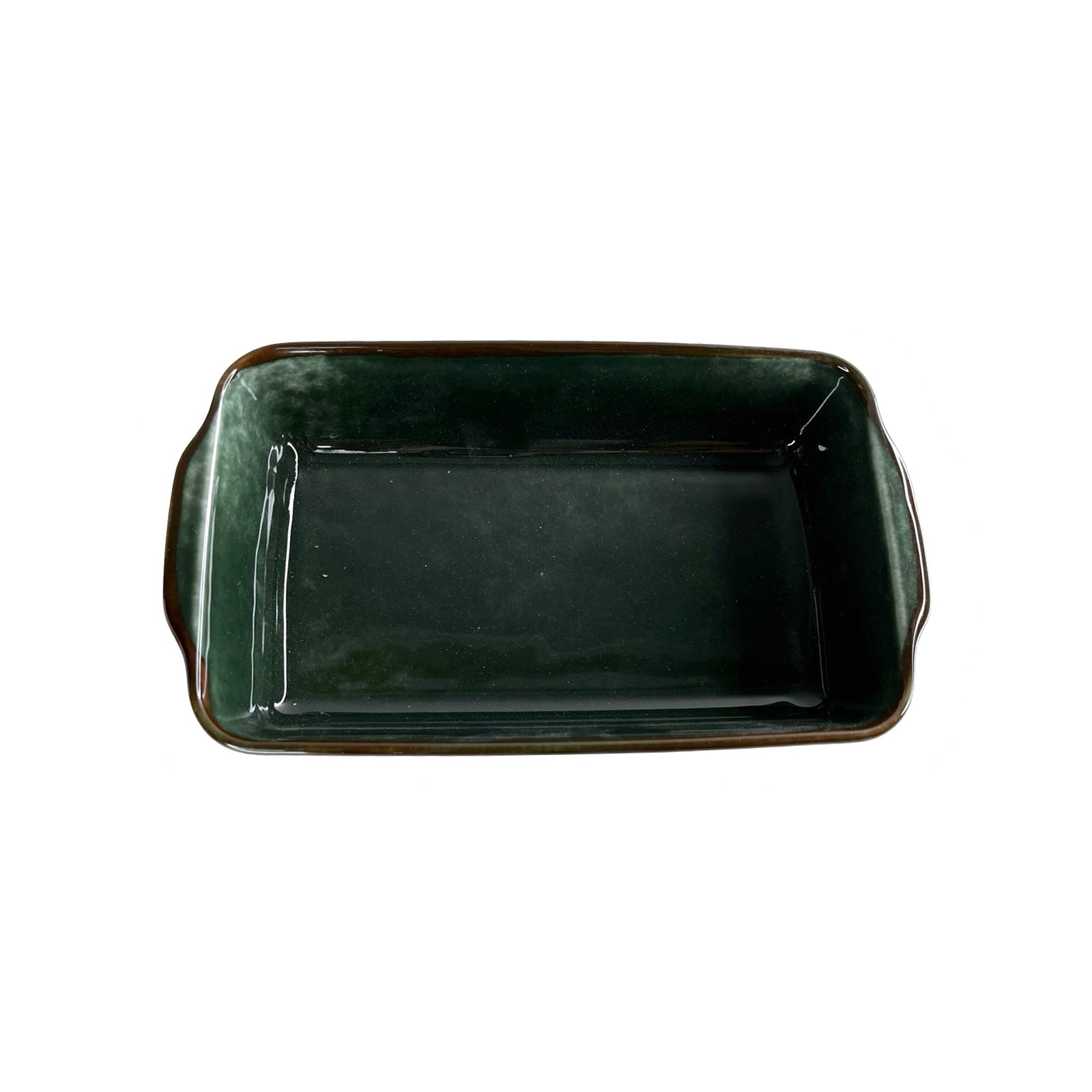 رويال ألفريدو طاجن فرن مستطيل بيد وسط بورسلين زيتى غامق- RE-DA-OI-M