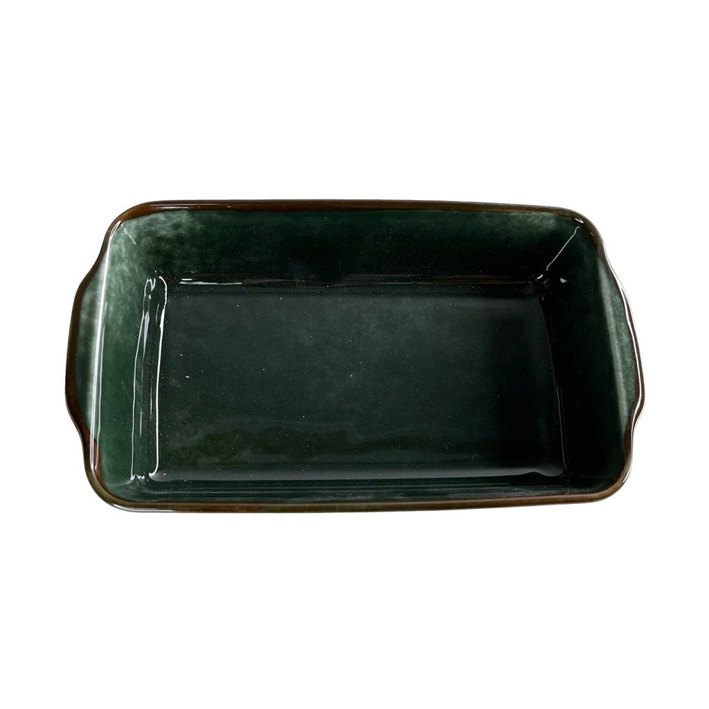 رويال ألفريدو طاجن فرن كبير مستطيل بيد (21*33 سم) بورسلين زيتى غامق - RE-DA-OI