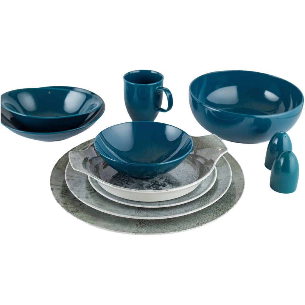 رويال ألفريدو طقم عشاء بورسلين 36 قطعة ديجيتال ازرق - CP -02