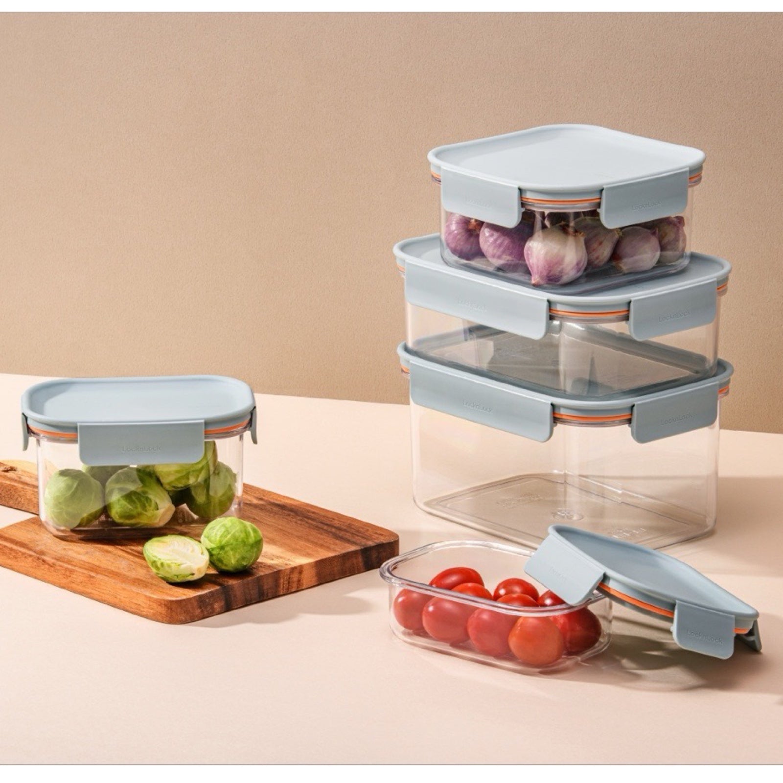 لوك اند لوك علبة مستطيل (260 مل) بلاستيك مينت - LBF401RM