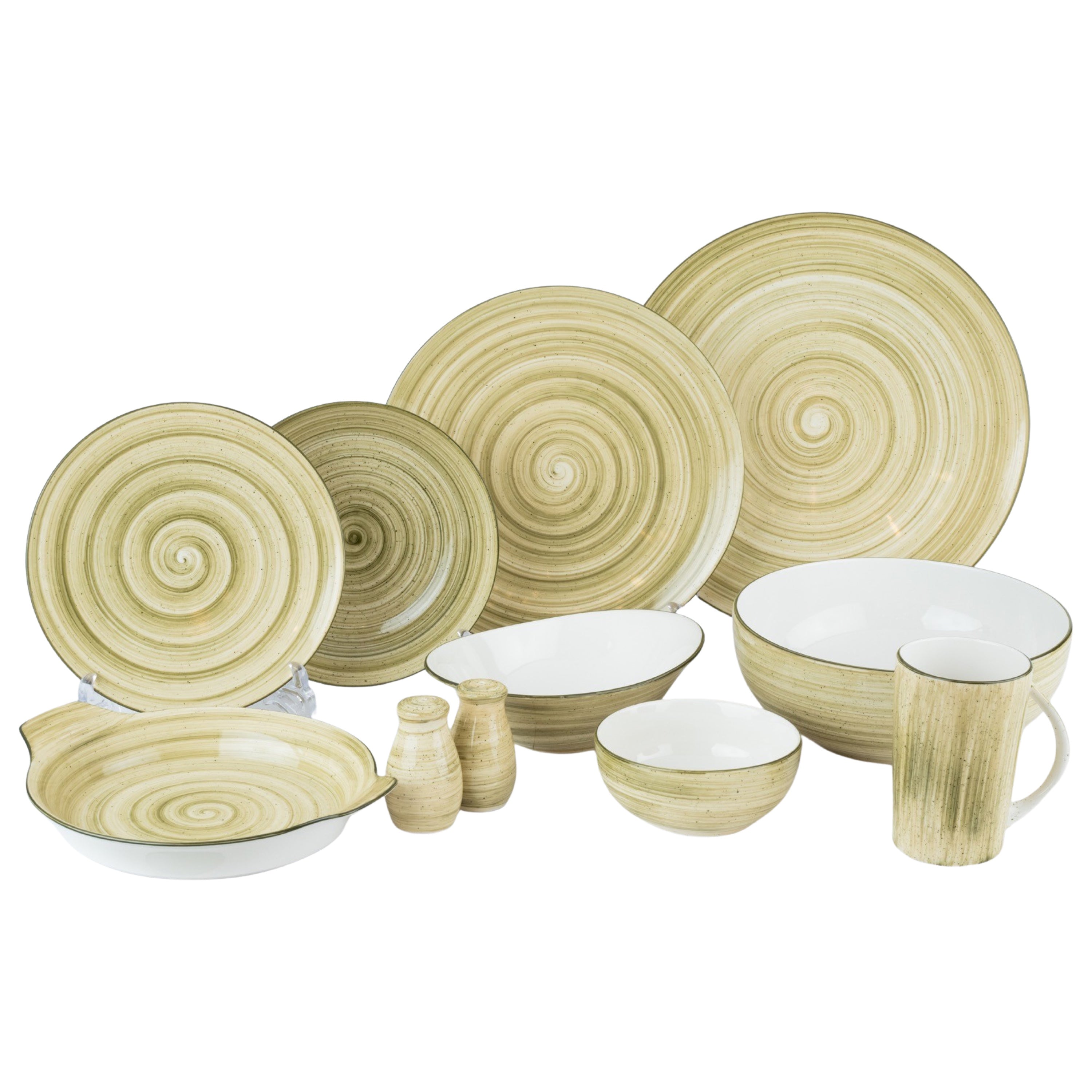 رويال ألفريدو طقم عشاء بورسلين 36 قطعة زيتى-ART-OILY