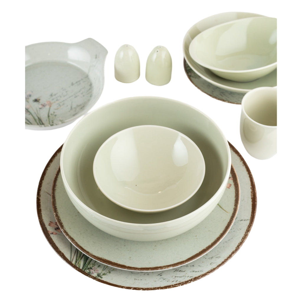 رويال ألفريدو طقم عشاء بورسلين 36 قطعة ديجيتال ابيض - CP -05