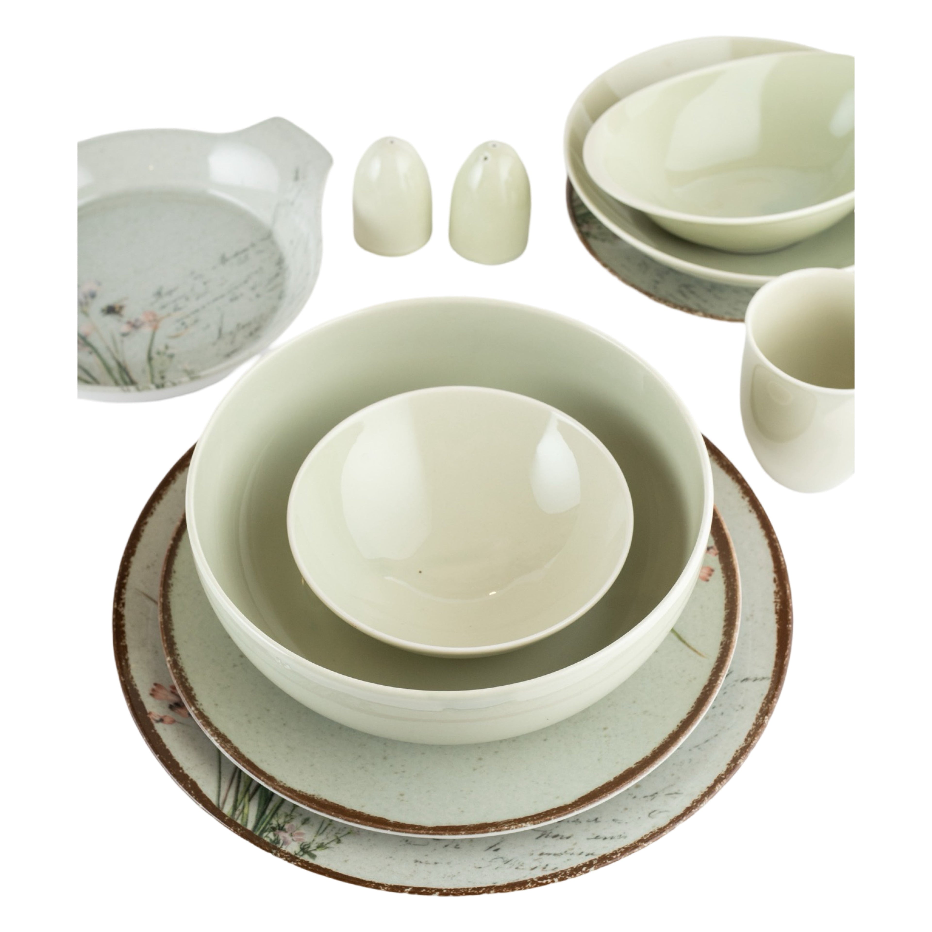 رويال ألفريدو طقم عشاء بورسلين 36 قطعة ديجيتال ابيض - CP -05