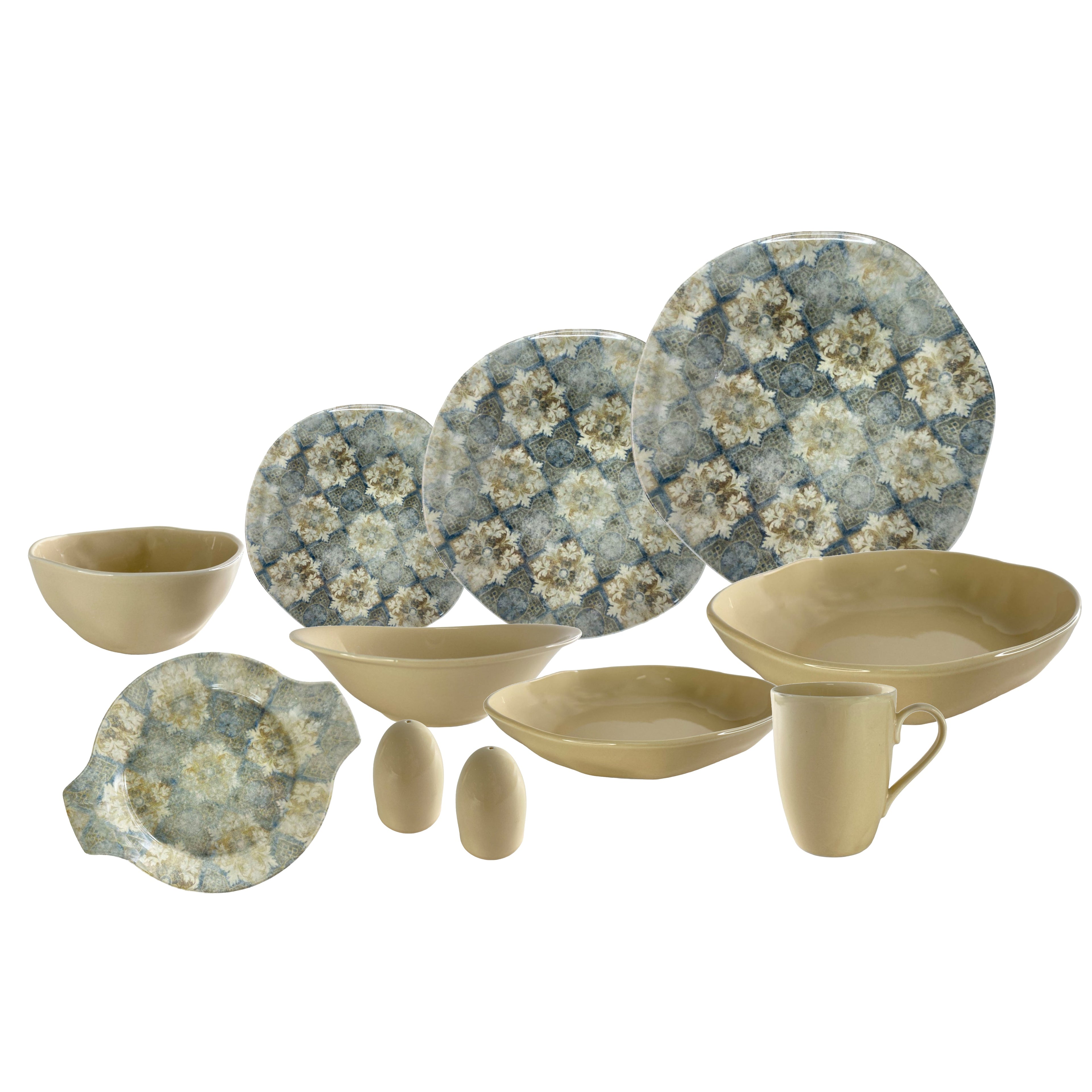 رويال ألفريدو طقم عشاء 36 قطعة بورسلين بيج فاتح- OR-24079