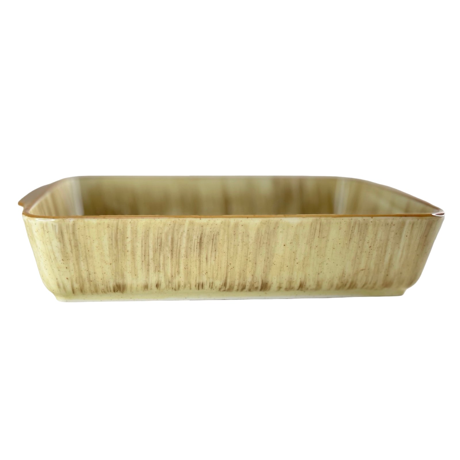 رويال ألفريدو طاجن فرن كبير مستطيل بيد (21*33 سم) بورسلين بيج - RECT-IV