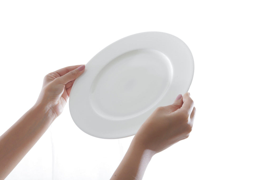 مايلر هانز بون شينا طقم أطباق عشاء مسطحة 6 قطعة (6 أطباق 27 سم) أبيض - WHDPLATE270